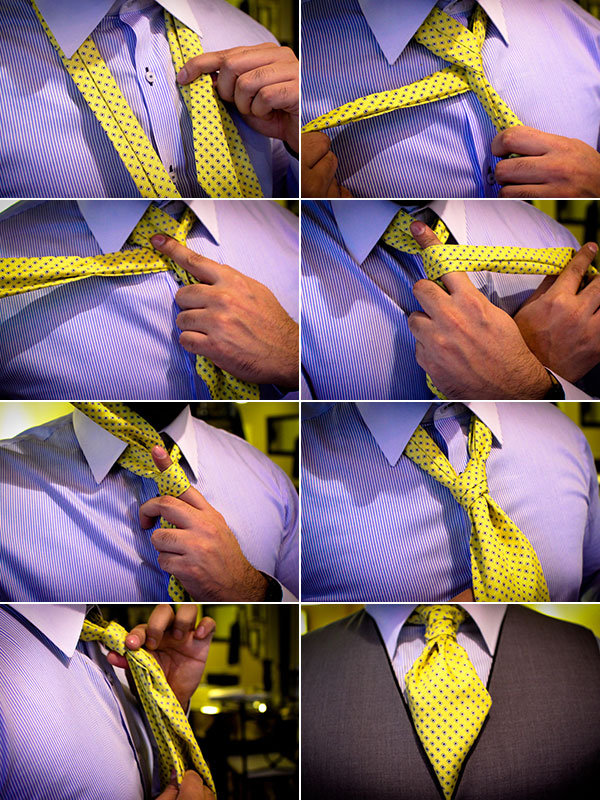 Cách thắt cà vạt cho chú rể